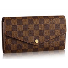 Louis Vuitton Damier Ebene Sarah-portemonnee