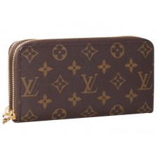 Louis Vuitton Monogram portemonnee met dubbele ritssluiting