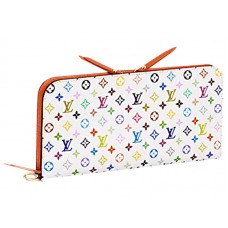 Louis Vuitton veelkleurige, ongebruikelijke portemonnee in oranje