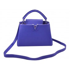 Louis Vuitton Capucines BB tas in paars