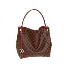 Louis Vuitton Damier Ebene Canvas Caissa Hobo Kers