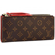 Louis Vuitton Monogram Canvas Adele Portemonnee Coquelicot
