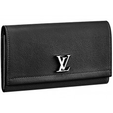 Louis Vuitton Lockme II Portemonnee Zwart