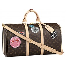 Louis Vuitton Monogram Canvas Keepall Bandouliere 50 Wereldtournee