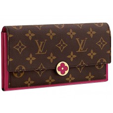 Louis Vuitton Flore portemonnee Monogram Canvas Fuchsia m64585