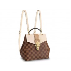 Louis Vuitton Damier Ebene Clapton rugzak crème n42259