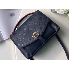 Louis Vuitton Monogram Empreinte Lederen Wit BB Marineblauw Rood m43781