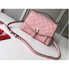 Louis Vuitton Monogram Empreinte Lederen Wit BB Poederroze m43674
