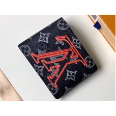 Louis Vuitton Monogram Upside Down Canvas Portemonnee met Meerdere vakken m62891
