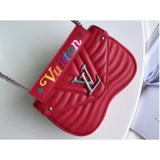Louis Vuitton New Wave leren tas met ketting PM m51930