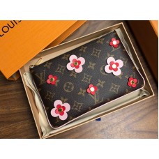 Louis Vuitton Monogram Canvas Pochette Dubbele Rits m63905