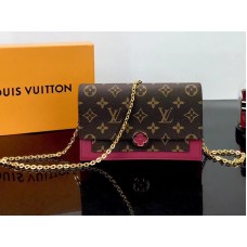 Louis Vuitton Monogram Canvas Flore Chain Portemonnee m67404