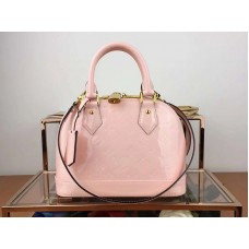 Louis Vuitton-monogram Vernis Alma BB Rose Ballerina m91607