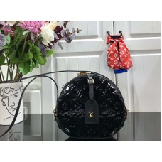 Louis Vuitton Monogram Vernis Soft Hat Box Zwart m53999