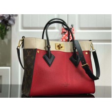 Louis Vuitton Monogram Canvas On My Side Kalfsleer Piratenrood m53824