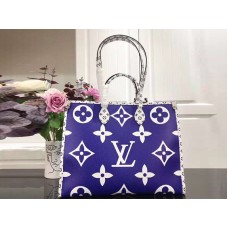 Louis Vuitton Monogram Giant Canvas Onthego Blauw m44569