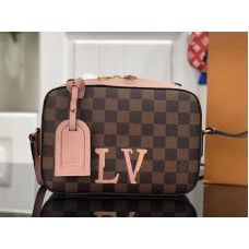 Louis Vuitton Damier Ebene canvas Saintonge roze n40154