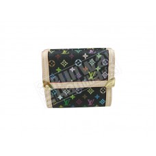 Louis Vuitton Multicolor Zwarte Portemonnee