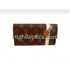 Louis Vuitton Monogram Bruidegom Portemonnee met Ritsvak Groen