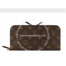Louis Vuitton Monogram Unusual Wallet Leopard Red Fauvist