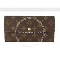 Louis Vuitton Monogram Sarah Portemonnee Luipaard Wit Koraal